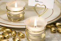 bougeoir porte nom coeur or