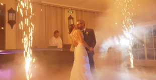 Etincelles froide et fumer lourde