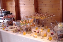 Cocktail dans le chalet