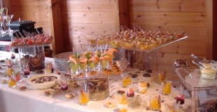 Cocktail dans le chalet