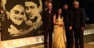 Portrait d'un couple d'indien réalisé près de Bombay en Inde (2012)