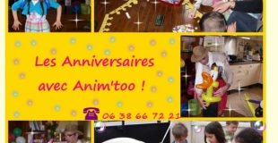 Les formules d'anim'too anniversaire