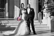 Couple et bouquet