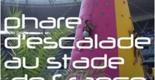 phare d'escalade au stade de france Paris