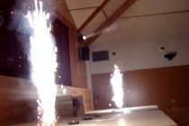 Des jets d'artifice d'intérieur