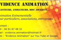 Carte de visite EVIDENCE ANIMATION