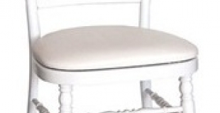 Chaise Napoléon blanche