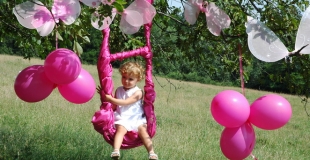 Décoration d'une salle en ballons pour mariage et fêtes