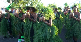 Animation d'anniversaire folklore Antillais : danseurs et musiciens Antillais