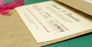 Faire-part original pour une invitation de mariage personnalisée
