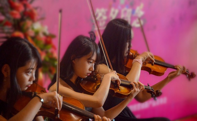 Quatuor à cordes de musique classique pour diner d'entreprise