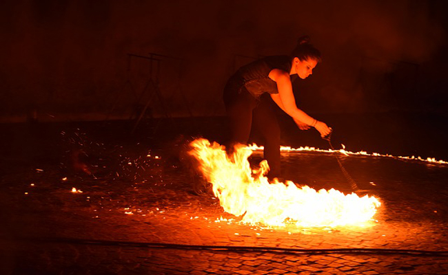 Cracheur de feu ou autre spectacle de feu pour un mariage