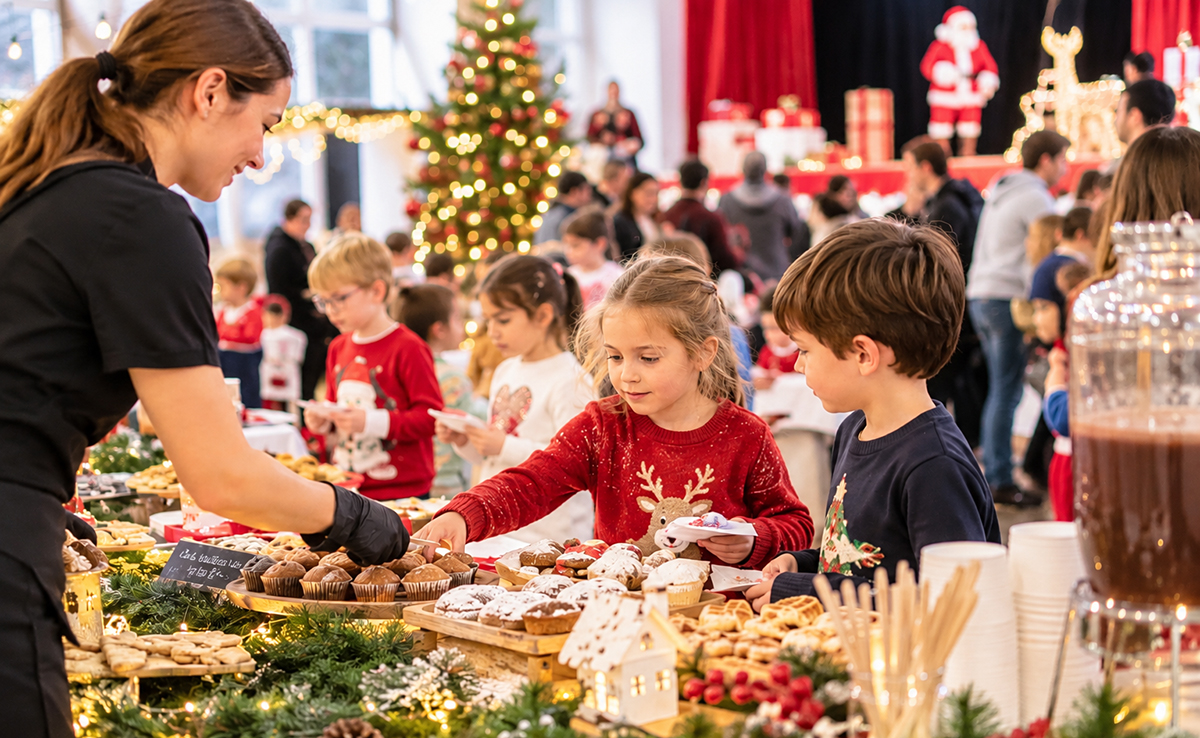 Traiteur spécialisé dans le goûter pour enfants pour l'arbre de Noël !