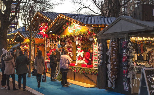 Location de chalets en bois pour marché de noël