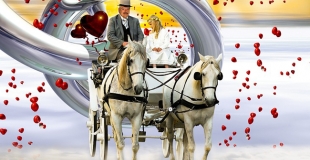 Louer une calèche pour un mariage romantique !