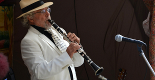 Un trio jazz pour un anniversaire champêtre