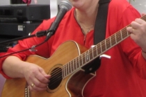 Clarie en pleine animation..