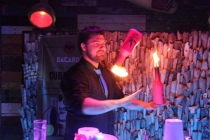 Show bouteilles feux