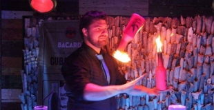 Show bouteilles feux