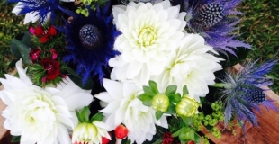 Bouquet champêtre coloré