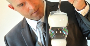 close-up bulles de savon