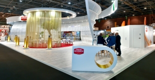 Stand sur mesure Benamor au SIAL / Conception Projet par Cap Linéa - Fabrication & Montage par Mythi