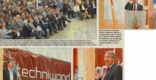 Inauguration d'un site industriel 