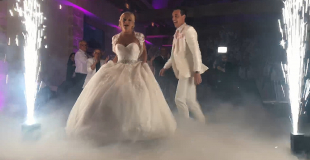 fumée lourde piste de danse