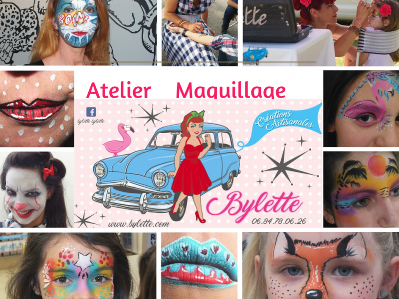 Maquilleur enfant - Maquillage artistique - Animation centre commercial