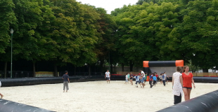 Structure gonflable Terrain de Football