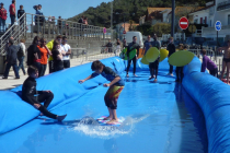 Structure gonflable Skimboard