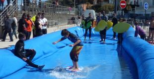 Structure gonflable Skimboard