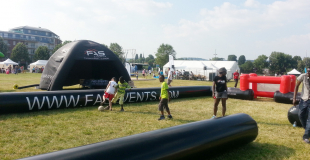 Terrain gonflable 2 vs 2