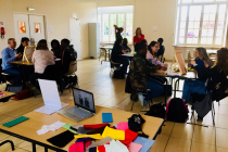 Atelier de colorimétrie collectif par la méthode du drapping
