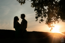 Séance couple à Toulouse au coucher de soleil