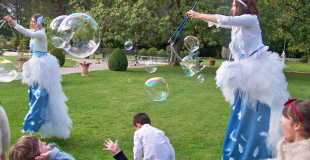 Bulles et échasses