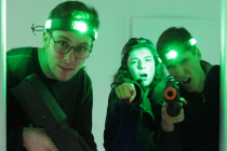 le commando réalise un laser tag sur l'événement d'entreprise