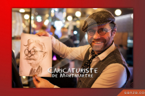 caricaturiste de Montmartre