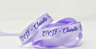 Ruban satin personnalisé