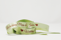 Ruban personnalisé mariage