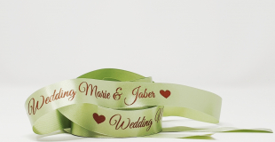 Ruban personnalisé mariage