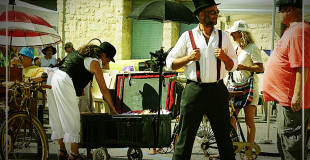 en pleine animation tour de france 2019