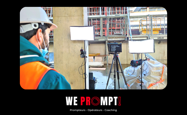 We Prompt ! Location de prompteurs avec opérateur