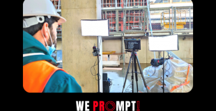 Tournage en extérieur - Prompteur caméra