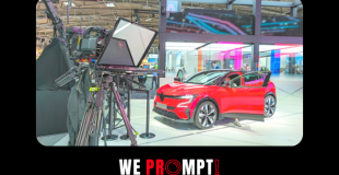 Prompteur caméra - salon international