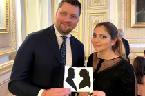 Couple avec leur silhouette