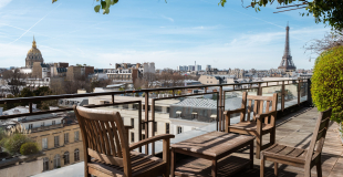 Location rooftop cocktail entreprise vue Tour Eiffel Paris
