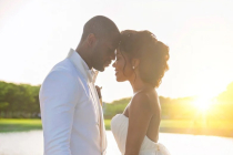 Couple de jeune marié