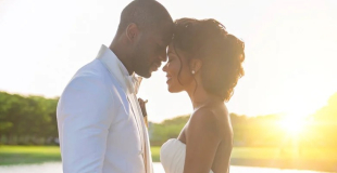 Couple de jeune marié