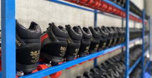 Patins récents et entretenus 